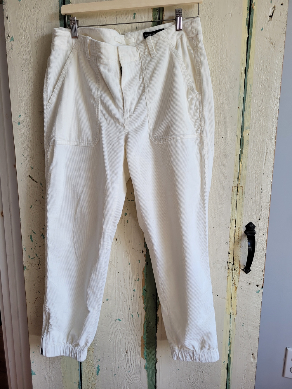 Banana Republic Off White Corduroy Pants